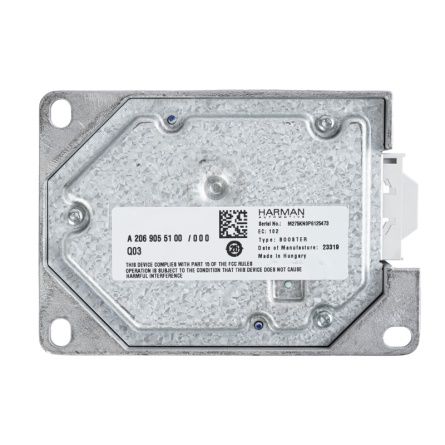 Amplifier for Hi-Fi system  Mercedes CLA 118, GLE 167, A-Class 177, C-Class 206, CLE 236, EQB 243, GLB 247, GLC 254, EQE 294 295, EQS 296 297 A2069055100